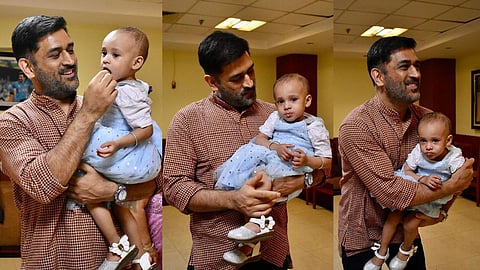 ms dhoni photo gone viral on social media