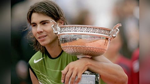tennis rafael nadal won first grandslam