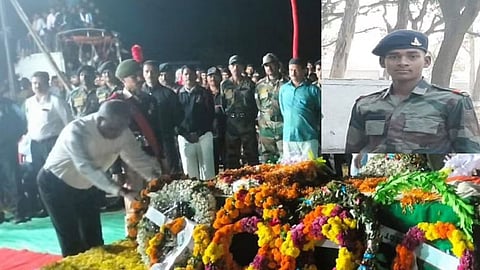 Funeral on Veer Jawan Shelke