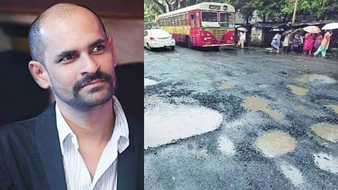 director sameer vidwans shared tweet on mumbai bad road