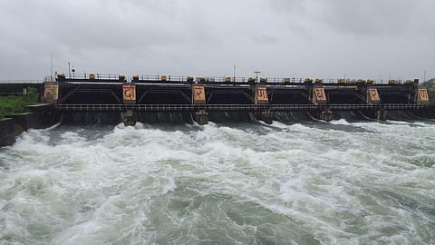 catchment area of dam it has been raining for 4-5 days and discharge of water from Darna Dam has started at 13,334 cusecs.