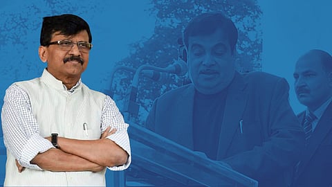 Shivsena nitin gadkari saamana editorial maharashtra politics
