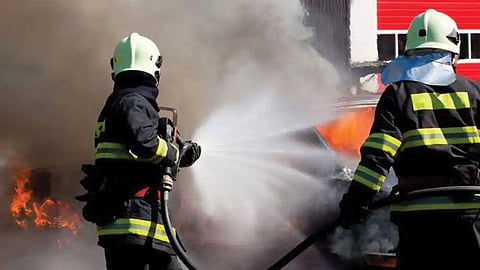 Two robots from France in mumbai fire brigade helped carrying out fire operations
