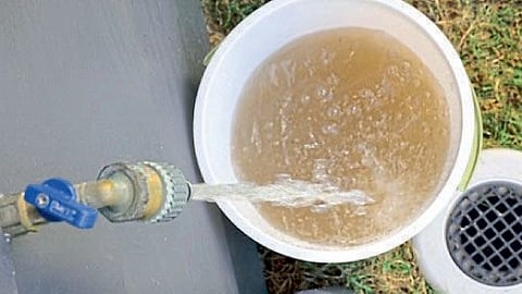 contaminated water
