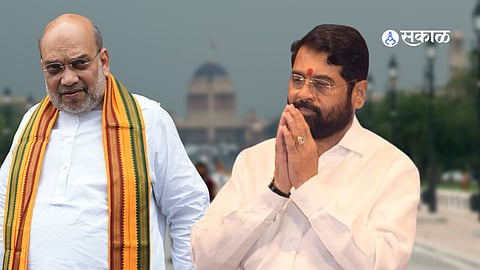 Eknath Shinde Amit Shah