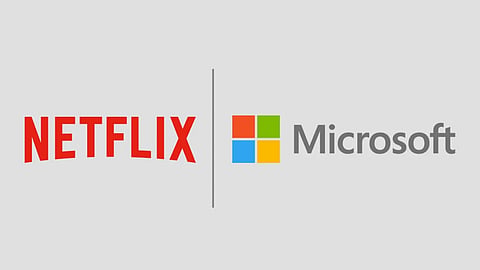 netflix and microsoft partnership working on cheaper ad based subscription plan model know details