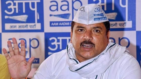 Aap Leader Sanjay Singh