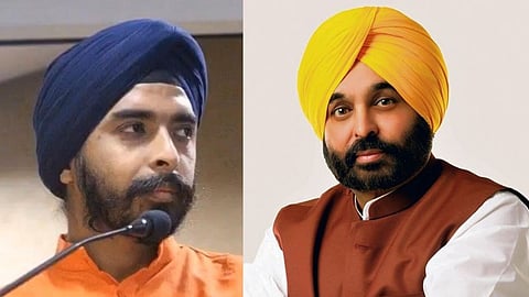 Tajinder Bagga Gift to CM Mann