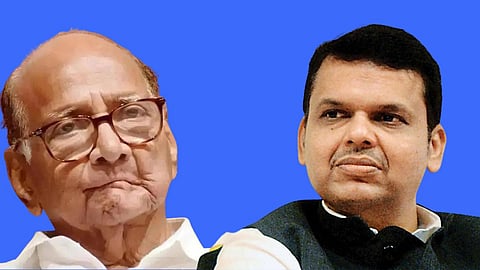 Devendra Fadanvis & Sharad Pawar