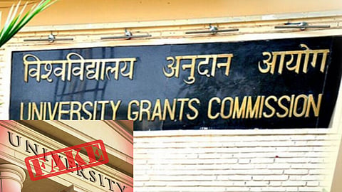 UGC List Released Fake Universities