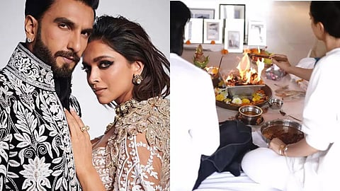Deepika and Ranveer Singh Buy new home in Alibaug, Grihapravesh Photo