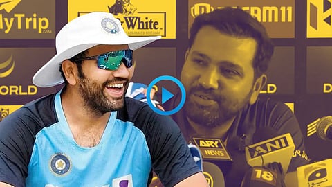 Rohit Sharma Funny Answer In Press Conference Video Gone Viral Before India Vs Pakistan Match in Asia Cup 2022