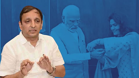 Bhavana Gawali tied Rakhi to PM Narendra Modi