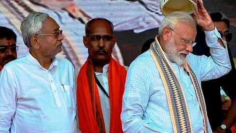 Nitish Kumar & PM Modi