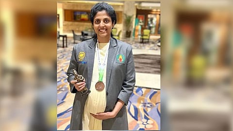 Chess Olympiad 9 Month pregnant Harika Dronavalli Emotional Instagram Post After India Chess Women Team Won Bronze Medal