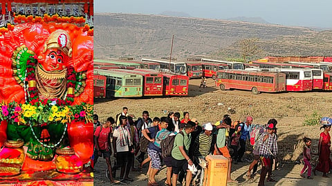 Saptashrungi devi wani bus stand