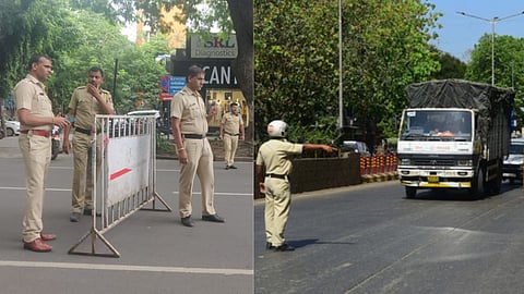 मुंबईत ठिकठिकाणी नाकाबंदी सुरू; पुण्यातही हायअलर्ट जारी