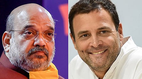 Amit Shah and Rahul Gnadhi