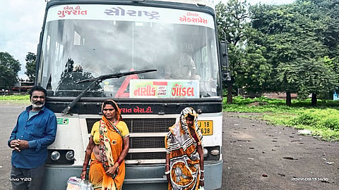 Mrs. who left for her village in Madhya Pradesh with her mother-in-law and father-in-law. Lalita