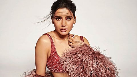 Samantha Ruth Prabu in Us is not for skin treatment but for another good reason..here we know...