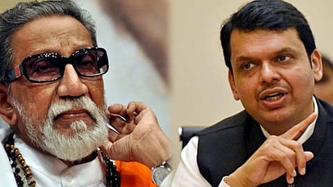 Balasaheb Thackeray And Devendra Fadnavis
