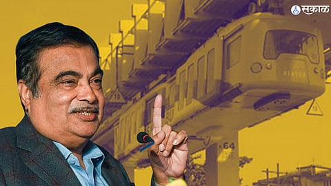 Sky Bus Nitin Gadkari