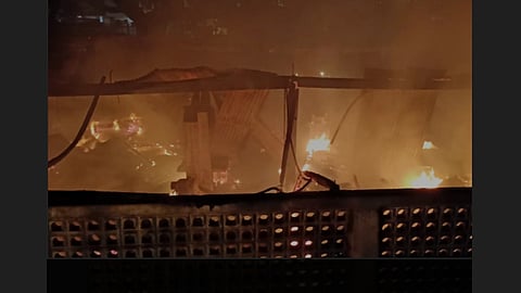 Fire in Saw Mill