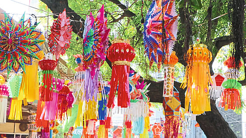 Lantern for selling in Diwali