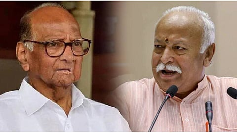 Sharad Pawar and Mohan Bhagwat