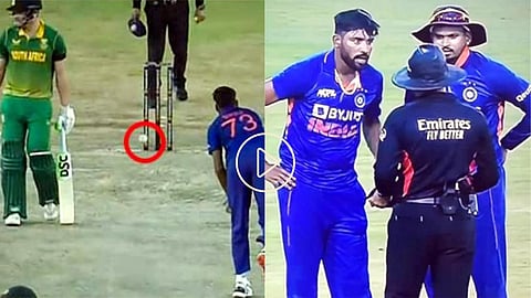 mohammed siraj argues with umpire