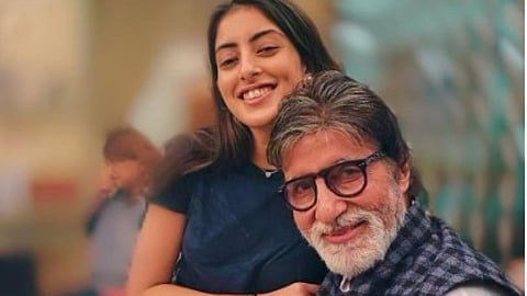 Navya Nanda Talks about periods in front of Grandfather Amitabh bachchan