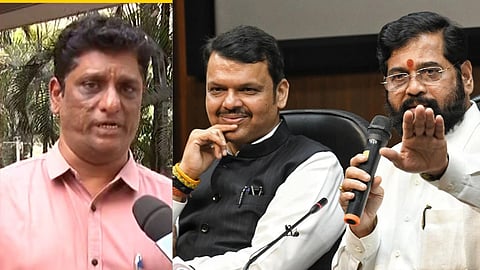 Ananad Dave, Devendra Fadnavis and Eknath Shinde