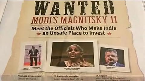 Nirmala Sitharaman Called Wanted In Us Newspaper Wall Stree Journal