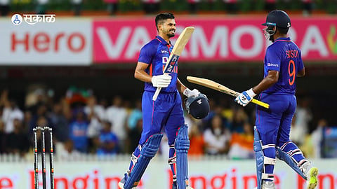 Shreyas Iyer Ishan Kishan Fine Batting Performance