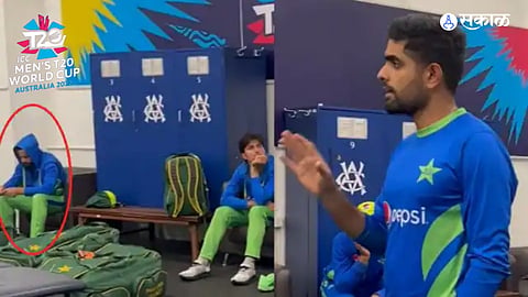 babar azam gave a loud speech in the dressing room