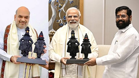 Amti Shah, Narendra Modi and Eknath Shinde