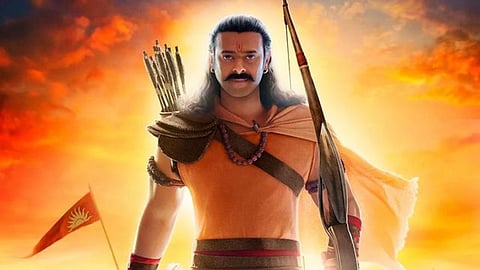 on prabhas birthday director om raut shared a new poster of adipurush movie with tile prabhu shree ram
