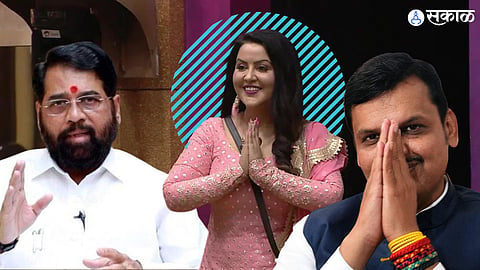 amruta fadnavis talks about maharashtra politics and devendra fadnavis in Bigg Boss Marathi s 4