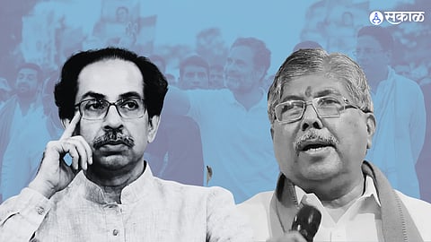 BJP chandrakant Patil on uddhav Thackeray statment on rahul gandhi criticizes veer savarkar politics