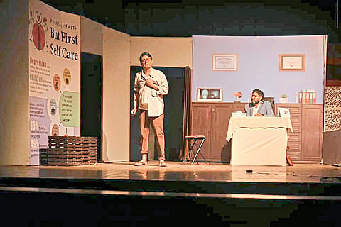 Jalgaon: Scenes from the play 'Sukhashi Bhandto Mee'