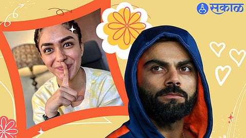 Mrunal Thakur Madly in love with Virat Kohli,Details Inside