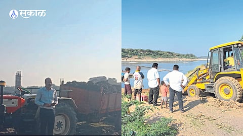 Sand Tractor Seized