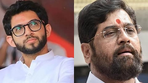 aditya thackeray and Eknath Shinde