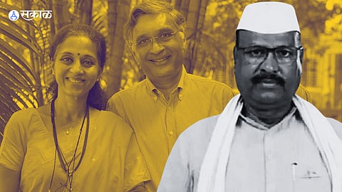 ncp mp supriya sule husband sadanand sule tweet on abdul sattar remark