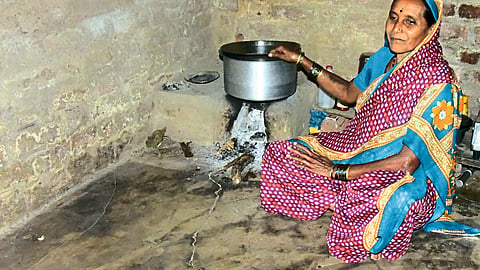After the death of Mrdungacharya, the wife was starved