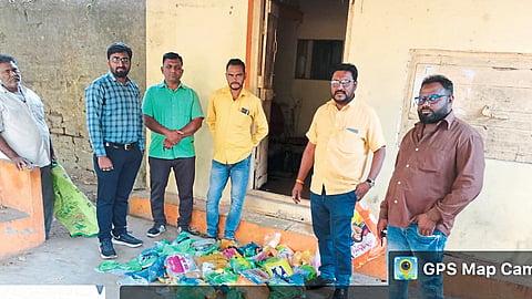Plastic and team caught in anti-plastic campaign