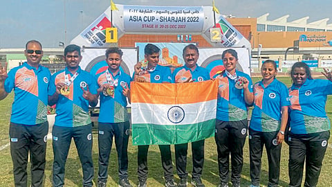 Medals in Archery Competition