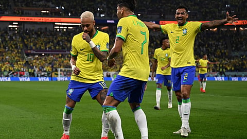 Brazil crush South Korea