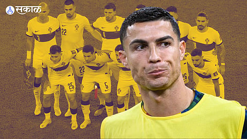 Cristiano Ronaldo On The Bench