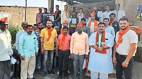 Gujarat MLA Adv. Rahul Dhikle and BJP Sunil Kedar.